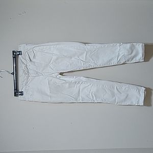 Jessica Simpson White Rolled Crop Skinny Jeans